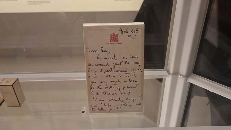 Queen Elizabeth Letter to Coco Chanel